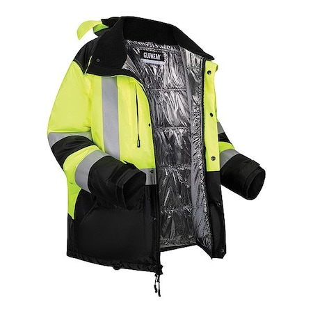 8390 5XL Lime Hi-Vis Jacket - Heat Reflective Li MPN:25729