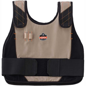 Ergodyne Chill-Its 6225 Phase Cooling Vest Only FR Protection Khaki S/M 12203