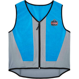 Ergodyne® 6667 Chill-Its® Wet Evaporative Cooling Vest PVA Blue 2XL 12696