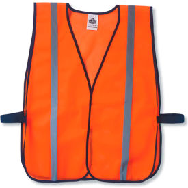Ergodyne® GloWear® 8020HL Non-Certified Standard Vest Orange One Size 20030 - Pkg Qty 24