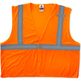 Ergodyne 8210HL XS Orange Type R Class 2 Economy Mesh Vest 21011