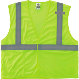 Ergodyne 8210HL XS Lime Type R Class 2 Economy Mesh Vest 21021