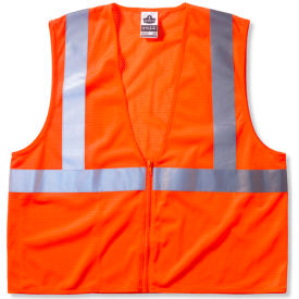 Ergodyne® GloWear® 8210Z Class 2 Economy Vest Orange 2XL/3XL 21047