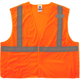 Ergodyne® GloWear® 8215BA Economy Breakaway Mesh Vest Class 2 XS Orange 21061