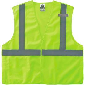 Ergodyne® GloWear® 8215BA Economy Breakaway Mesh Vest Class 2 XS Lime 21071