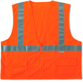 Ergodyne® GloWear® 8225Z Class 2 Standard Vest Orange 4XL/5XL 21159