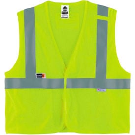 Ergodyne® GloWear® 8260FRHL Class 2 FR Modacrylic Vest Lime S/M 21493