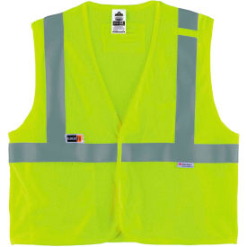 Ergodyne® GloWear® 8260FRHL Class 2 FR Modacrylic Vest Lime L/XL 21495