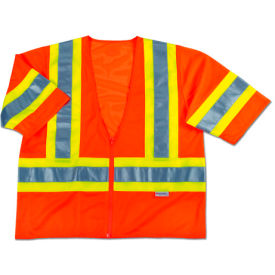 Ergodyne® GloWear® 8330Z Class 3 Two-Tone Vest Orange L/XL 22175