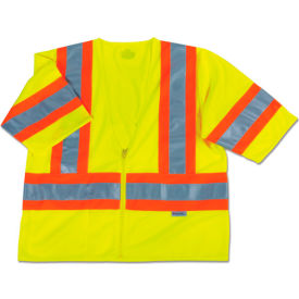 Ergodyne® GloWear® 8330Z Class 3 Two-Tone Vest Lime L/XL 22185