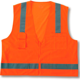 Ergodyne® GloWear® 8249Z Class 2 Economy Surveyors Vest Lime 2XL/3XL 24027