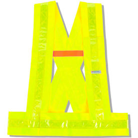 Ergodyne® 27014 GloWear® 8140BA Type O Class 1 Breakaway Sash Lime M/L 27014