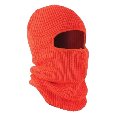 6829 Orange Balaclava -2-Layer Rib Knit MPN:16968