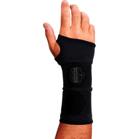 Ergodyne® ProFlex® 685 Double Strap Wrist Support Sleeve Ambidextrous S Black 16616