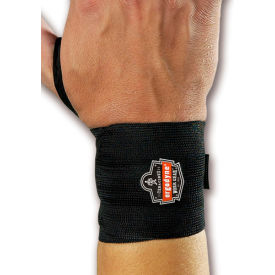Ergodyne® 420 Wrist Wrap with Thumb Loop Black L/XL 72224 - Pkg Qty 6