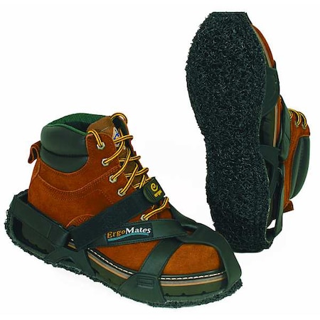 Overshoes, PVC, EVA Foam, 3 in Height, Black, S MPN:G88903B