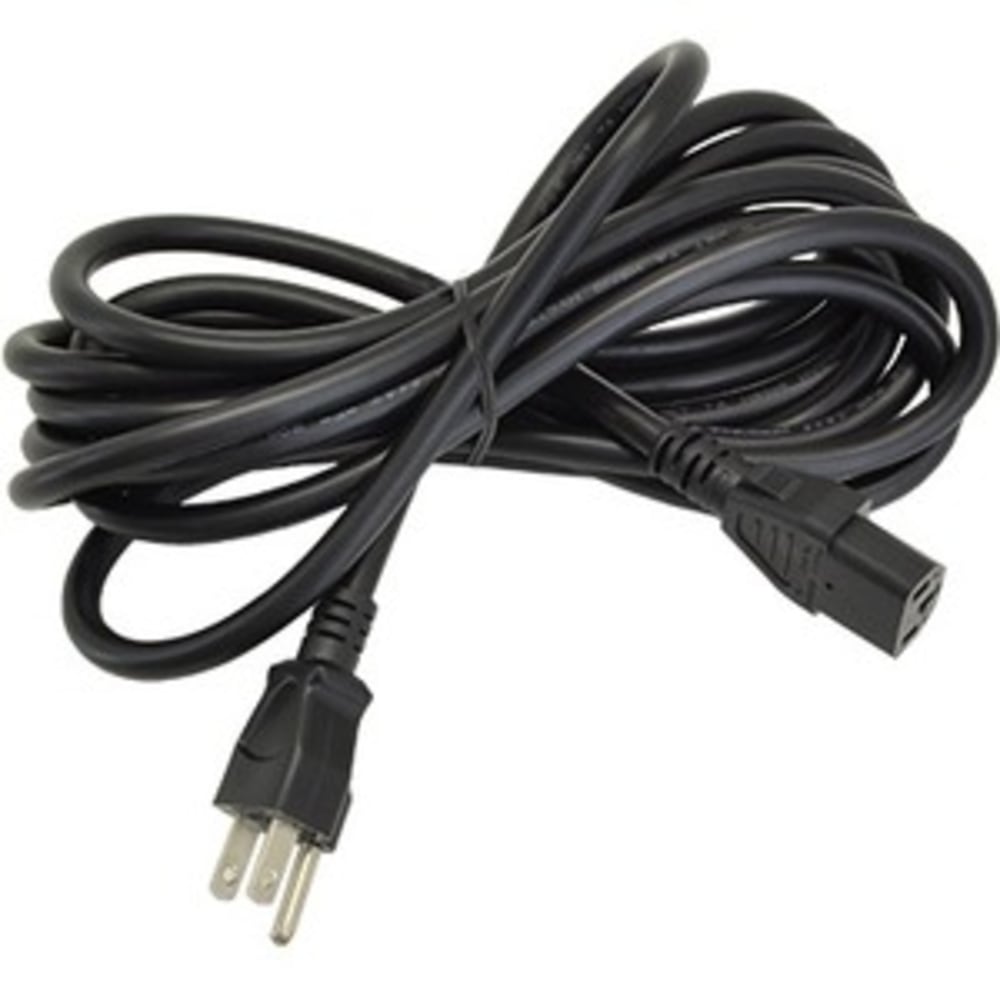 Ergotron 10-ft. Power Cord - For Workstation - 125 V AC / 10 A - Black - 10 ft Cord Length - NEMA 5-15P / IEC 60320 C13 MPN:97-749