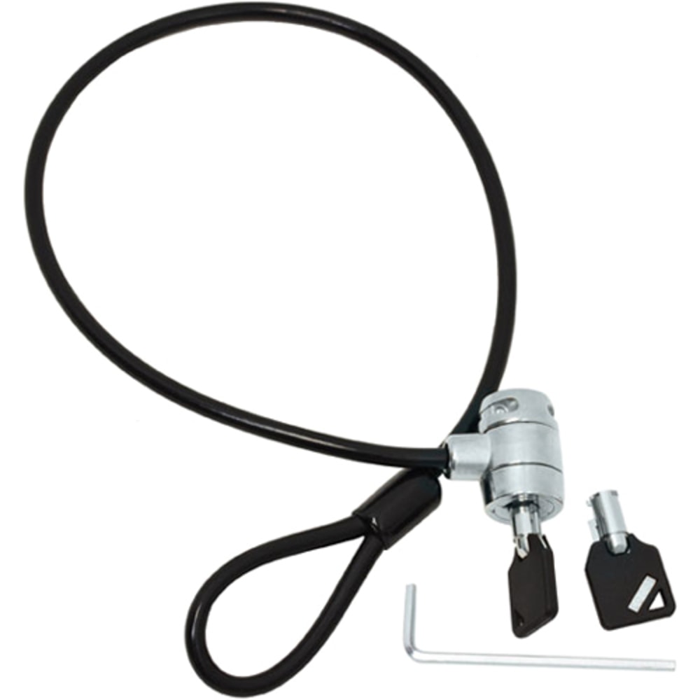 Ergotron K-Slot Lock Kit - 2 ft Cable - Preset - Keyed Lock MPN:97-702