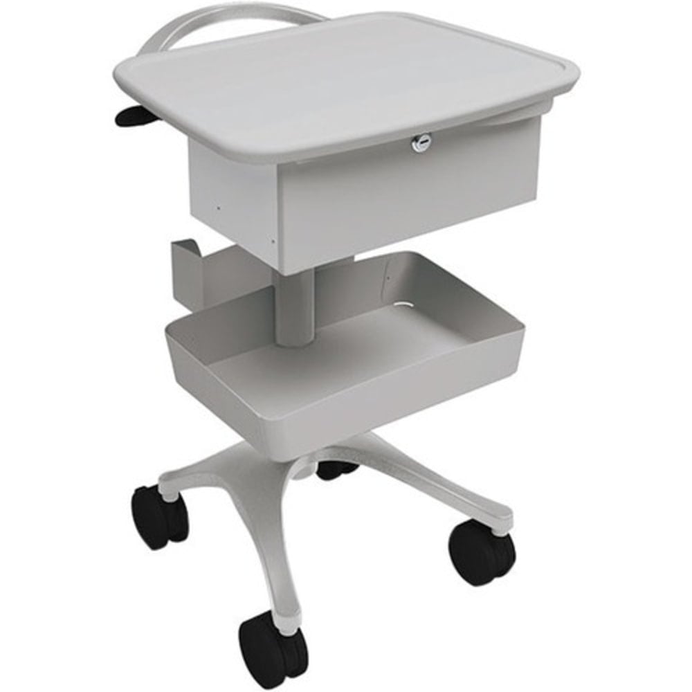 Anthro Zido Phlebotomy Cart Package - 1 Drawer - 118 lb Capacity - 4 Casters - 4in Caster Size - Medium Density Fiberboard (MDF), Cast Metal MPN:BZD04CG/CG4