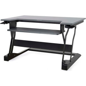 Ergotron® WorkFit-T Sit-Stand Desktop Workstation Black 33-397-085