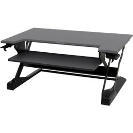 Ergotron® WorkFit-TL Sit-Stand Desktop Workstation Black 33-406-085