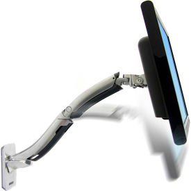 Ergotron® MX Wall Mount LCD Monitor Arm Polished Aluminum 45-228-026