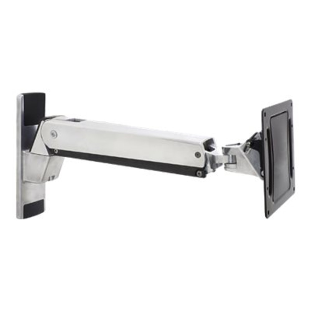 Ergotron Mounting Arm for Flat Panel Display - Polished Aluminum, Black - Adjustable - 30in to 60in Screen Support - 45304026 MPN:45-304-026