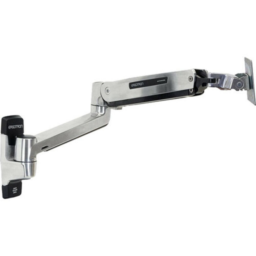 Ergotron Mounting Arm for Flat Panel Display, All-in-One Computer - Polished Aluminum - Adjustable - 46in Screen Support - 45383026 MPN:45-383-026