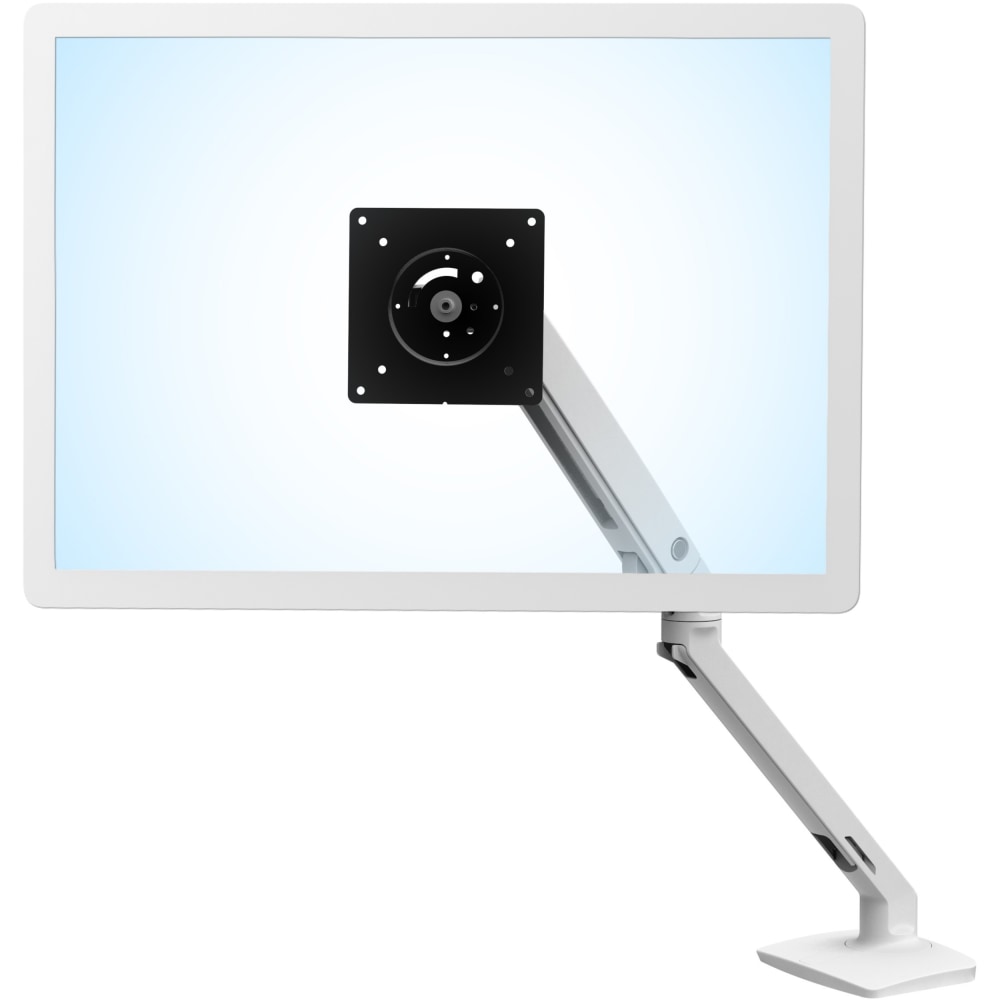 Ergotron Mounting Arm for LCD Monitor - White - 1 Display(s) Supported - 34in Screen Support - 20 lb Load Capacity - 75 x 75, 100 x 100 MPN:45-486-216