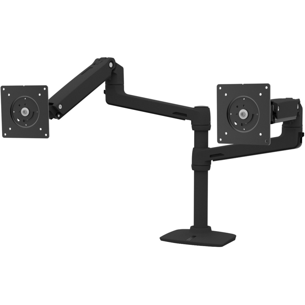 Ergotron Mounting Arm for Monitor, Notebook, Display Screen, TV - Matte Black - Adjustable - 2 Display(s) Supported - 45492224 MPN:45-492-224