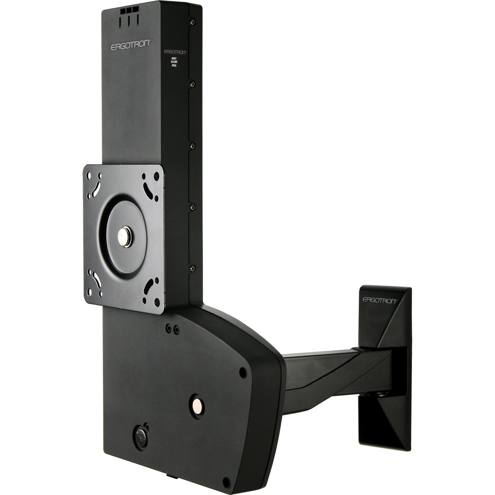 Ergotron Wall Mount for Flat Panel Display - Black - Height Adjustable - 27in to 42in Screen Support - 100 x 100, 400 x 400 - VESA Mount Compatible MPN:61-113-085