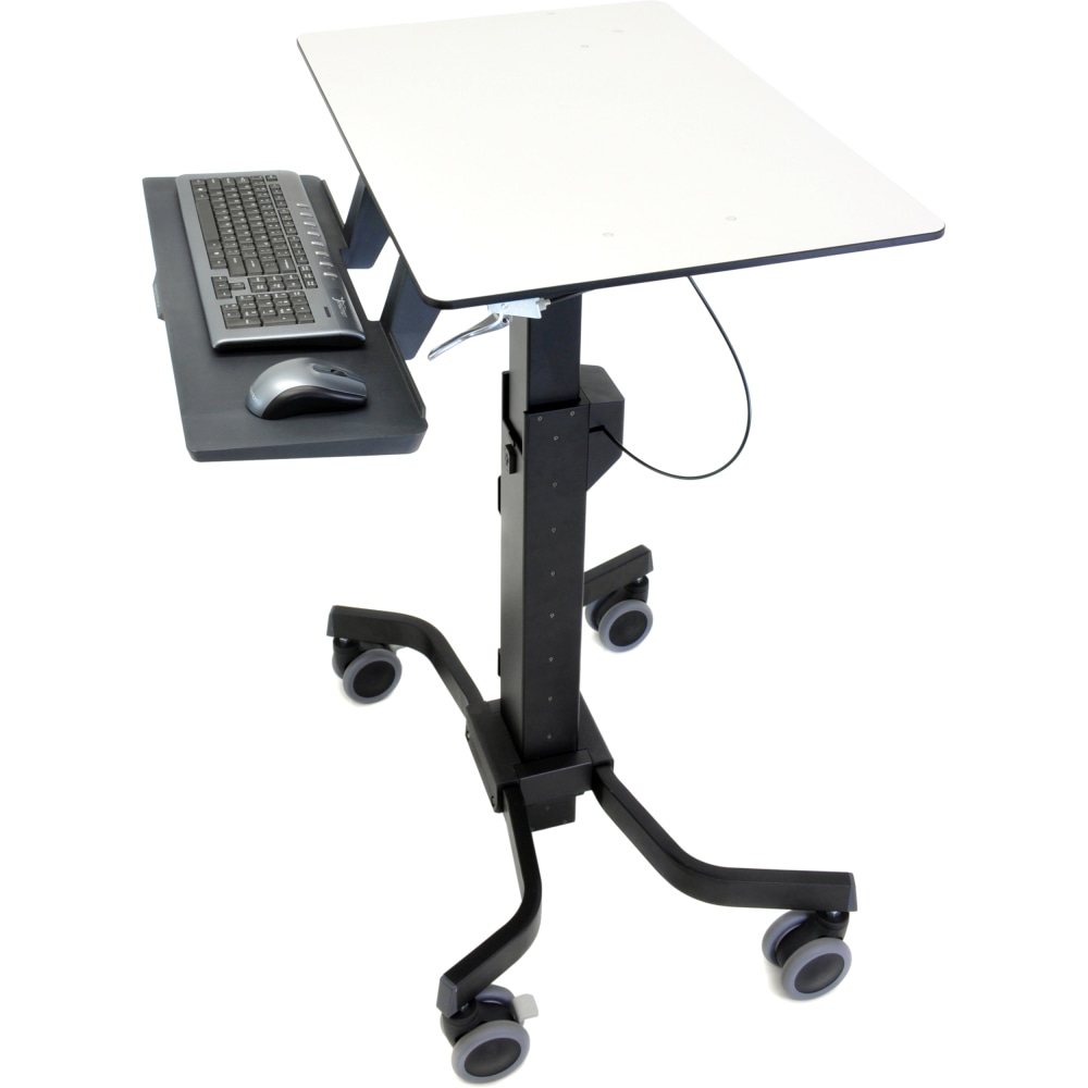 Ergotron TeachWell 31in Mobile Digital Workspace Workstation, 52-4/5inH x 31inW x 24-1/10inD, Graphite Gray MPN:24-220-055
