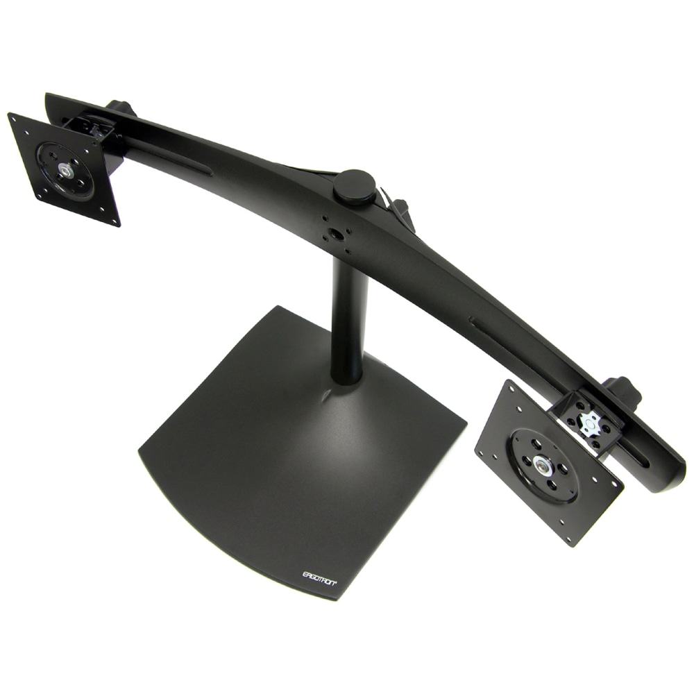 Ergotron DS100 Dual-Monitor Desk Stand - Up to 62lb - Up to 24in Flat Panel Display - Black MPN:33-322-200
