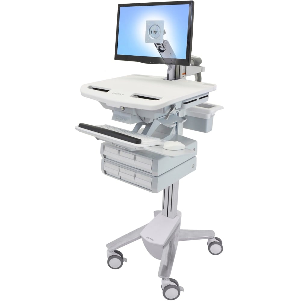 Ergotron StyleView Cart with LCD Arm, 6 Drawers MPN:SV43-1260-0