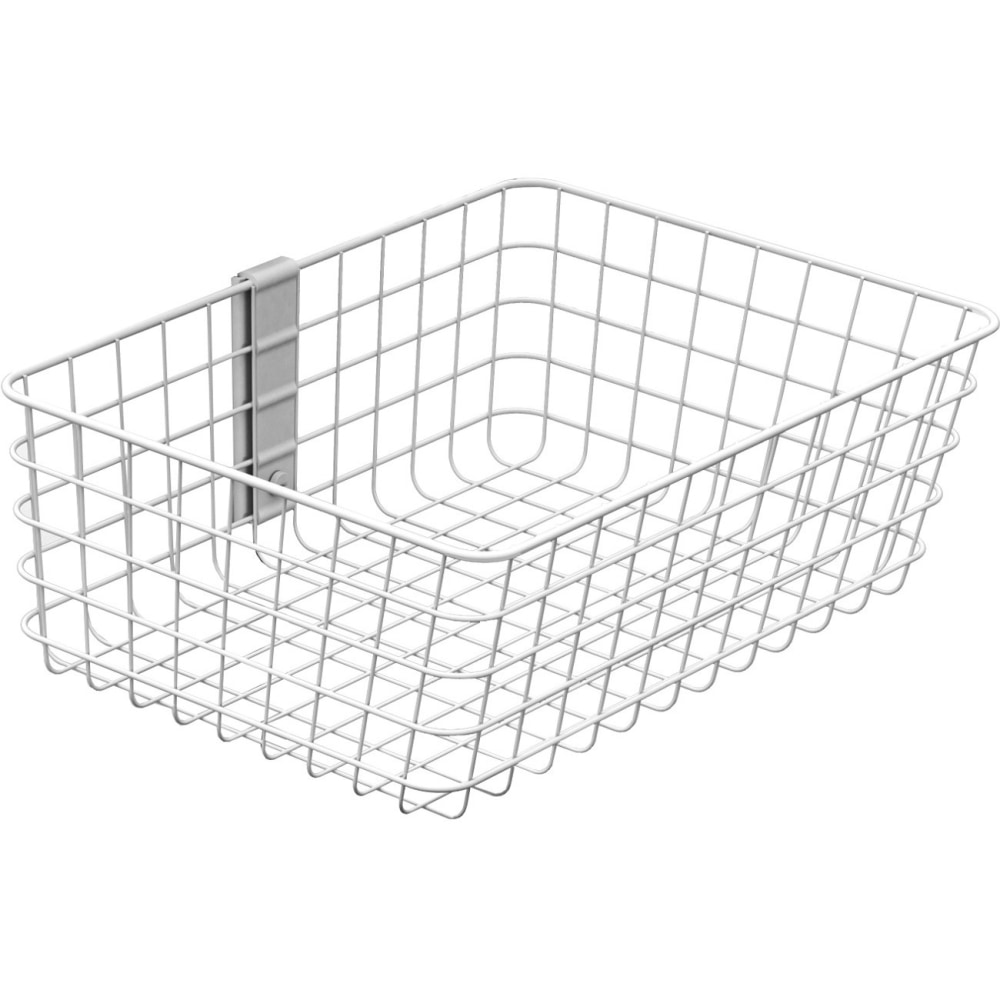 Ergotron SV Wire Basket, Large, Large, 5 lb Weight Capacity, 19.88inL x 17inW x 13inD x 6inH, White MPN:98-135-216