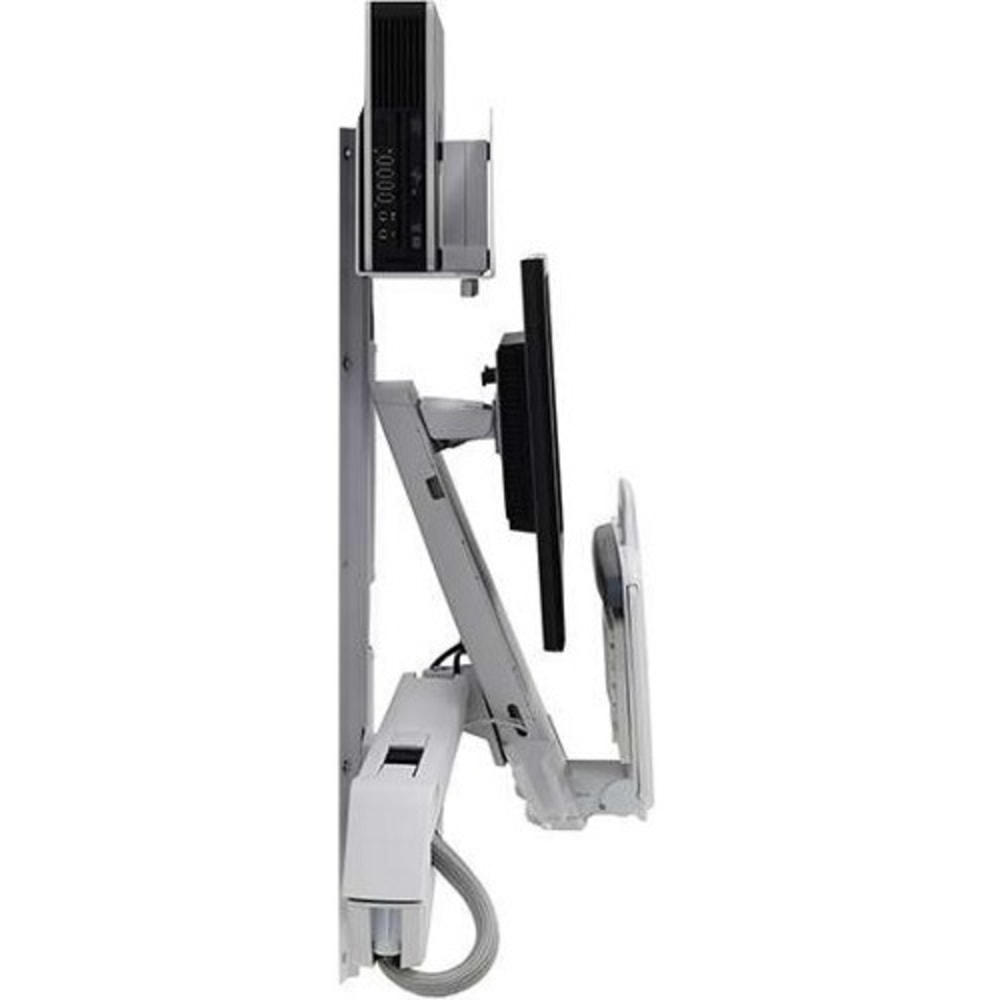 Ergotron StyleView Sit-Stand Combo System with Small CPU Holder MPN:45-273-216