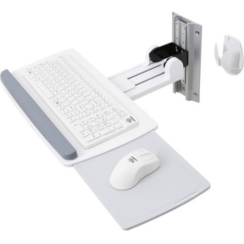 Ergotron Neo-Flex Wall Mount for Mouse, Keyboard - White - 5 lb Load Capacity MPN:45-403-062