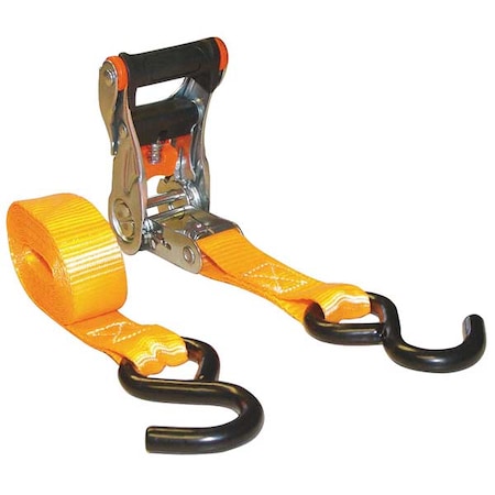 Tie-Down Strap, Ratchet, 10ft. x 1In., PK4 MPN:31352