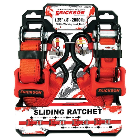 Cargo Strap, Red, 660 lb. Load Limit MPN:31423