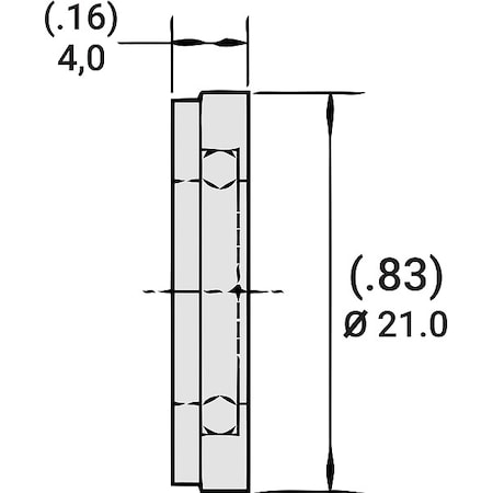 Locknut/Stopscrew, SEALING RING MPN:CDER40000M