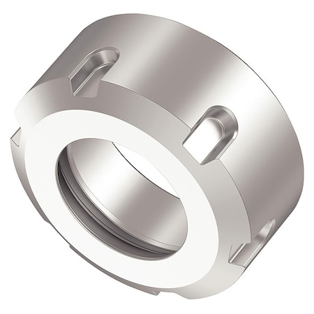 Locknut and StopScrew, ER40SolidLockNut MPN:LNSRER40M