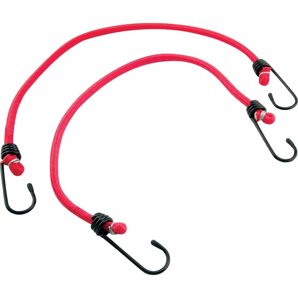 Bungee Cord Tie Down: Wire Hook, Non-Load Rated MPN:06645 - Pkg Qty 2