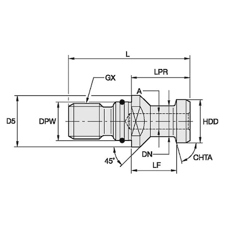Retention Knob, 18.97mm, M16 MPN:RK40DVBM