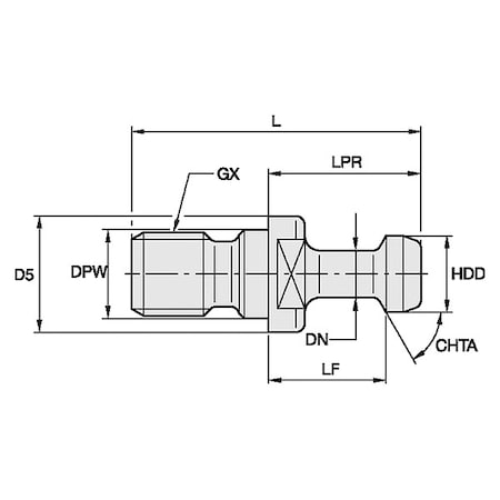 Retention Knob, 22.95mm, M24 MPN:RK50BT2M