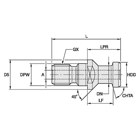 Retention Knob, 27.97mm, M24 MPN:RK50DVM