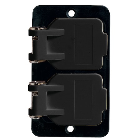 Box Cover, Outlet Box Type, 1 Gang, Thermoplastic Elastomer MPN:6131