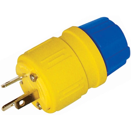 5-15P, 15 A, 125V AC, 2 Pole, Screw Terminals, Grounded MPN:1510-P
