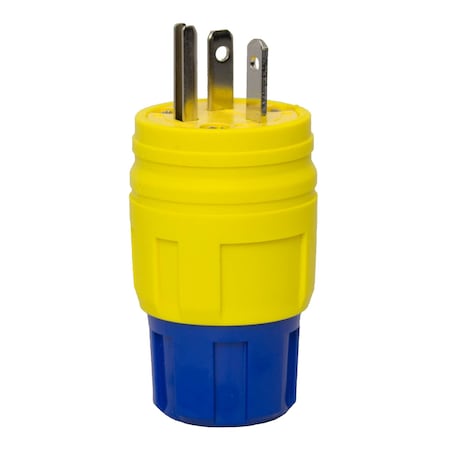 5-15P, 15 A, 125V AC, 2 Pole, Screw Terminals, Grounded MPN:1510-PW6P