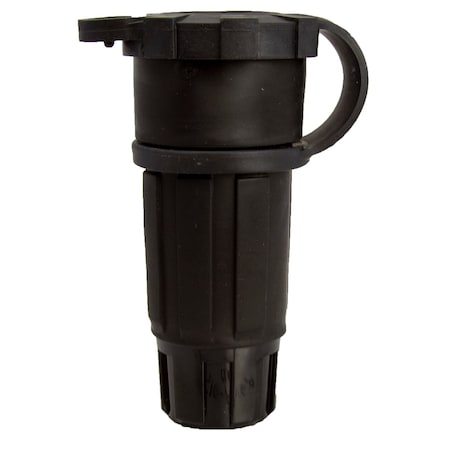 Straight Blade Connector, 5-15R, 15 A, 125V AC, 2 Pole, 3 Wire, Screw Terminals, Black MPN:1610-CW6P-BLK