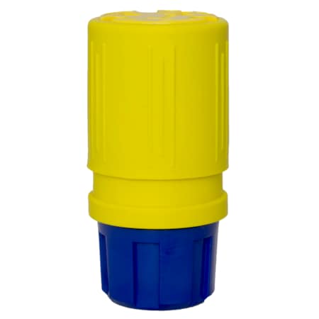 Straight Blade Connector, 6-15R, 15 A, 250V AC, 2 Pole, 3 Wire, Spring Clamp Terminals, Yellow MPN:1614-C